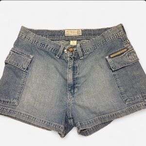 Abercrombie & Fitch Blue Jean Shorts